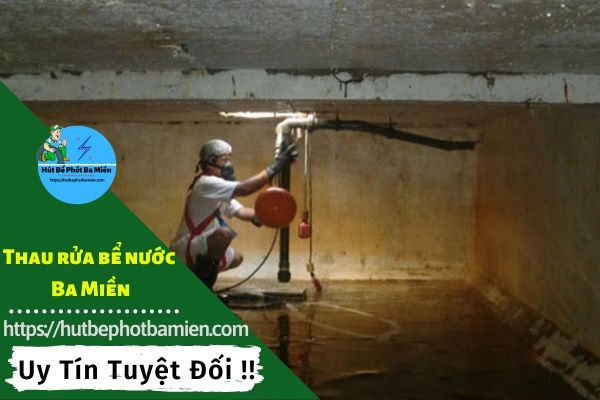 Thau rửa vệ sinh bể nước tại Bình Thạnh