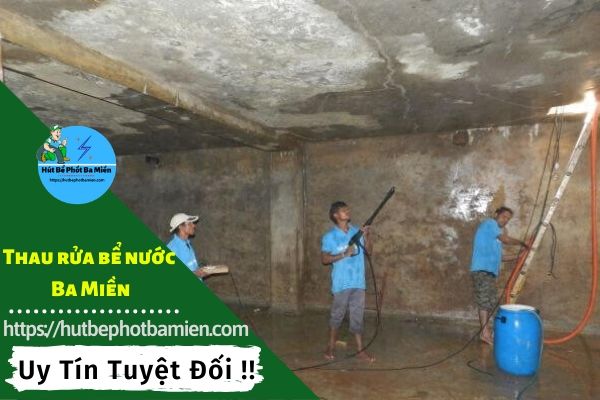 Thau rửa vệ sinh bể nước tại Quận Gò Vấp