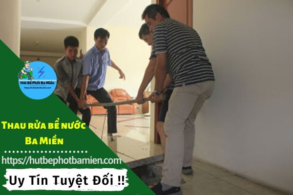 Thau rửa vệ sinh bể nước tại Quận Tân Phú
